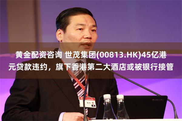 黄金配资咨询 世茂集团(00813.HK)45亿港元贷款违约，旗下香港第二大酒店或被银行接管