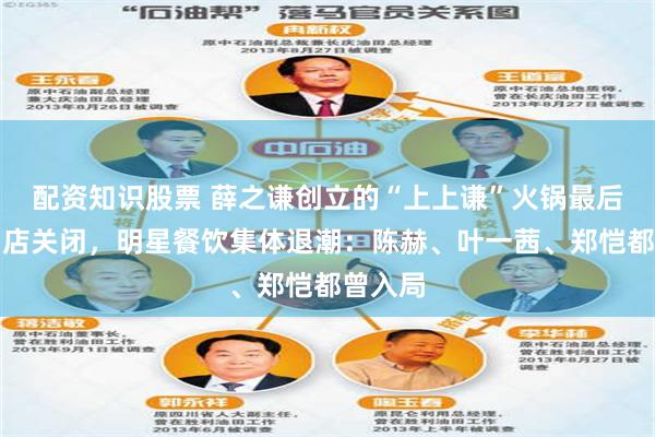 配资知识股票 薛之谦创立的“上上谦”火锅最后一家门店关闭，明星餐饮集体退潮：陈赫、叶一茜、郑恺都曾入局