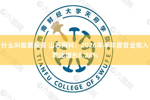 什么叫股票投资 山石网科：2026年半年度营业收入同比增长8.28%