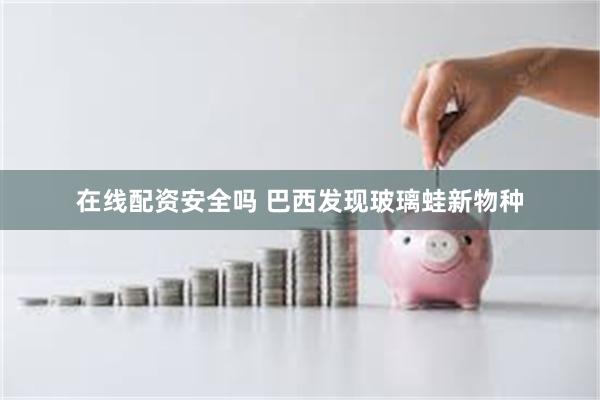在线配资安全吗 巴西发现玻璃蛙新物种